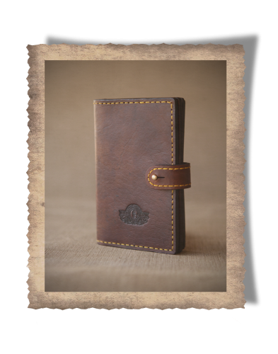 fly wallet, leather